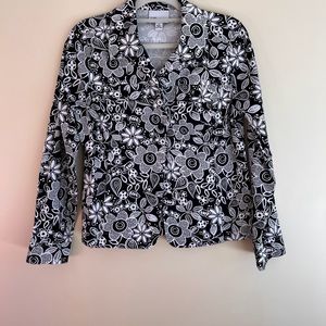 Apple seeds The Tog Shop Black & White jean jacket